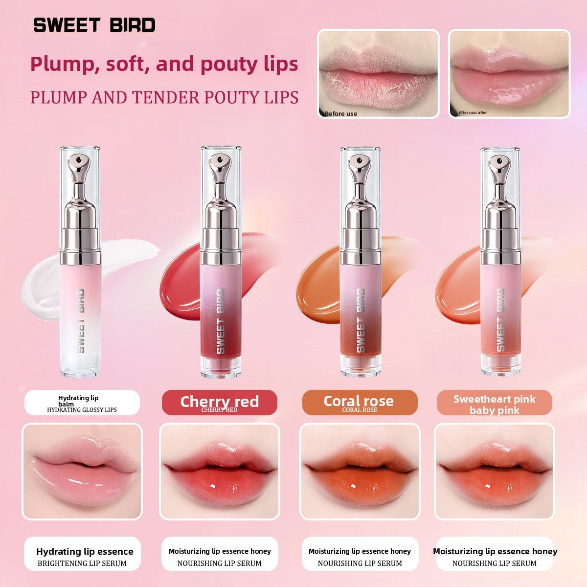 Enchanting Lip Gloss: Hydra - Glow with a Flash Mirror Shine - PURE VIBE LIMTED