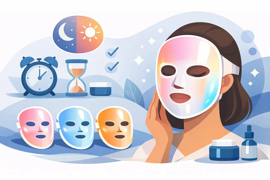 كم مرة استخدم قناع ليد؟ LED Mask Use Guide - PURE VIBE LIMTED