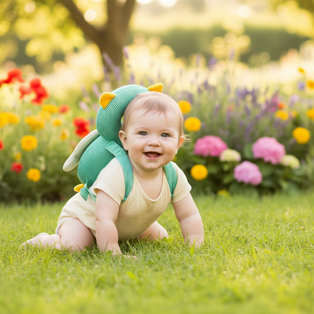 Baby-Kopfschutz-Kissen – Verstellbarer Sicherheitsgurt